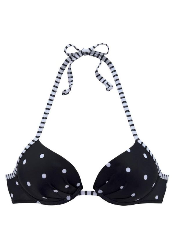 s.Oliver s.Oliver Bikini gornji dio 'Audrey'  crna / bijela