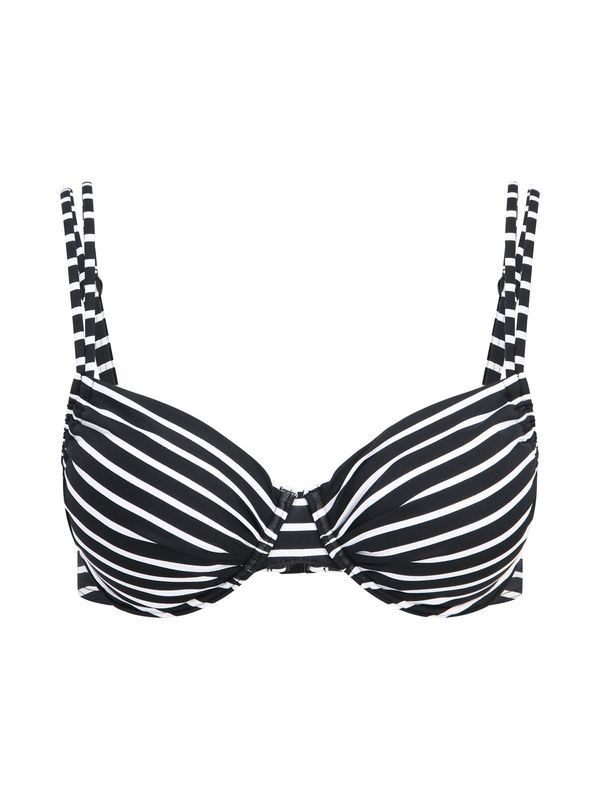 s.Oliver s.Oliver Bikini gornji dio 'Hill'  crna / bijela