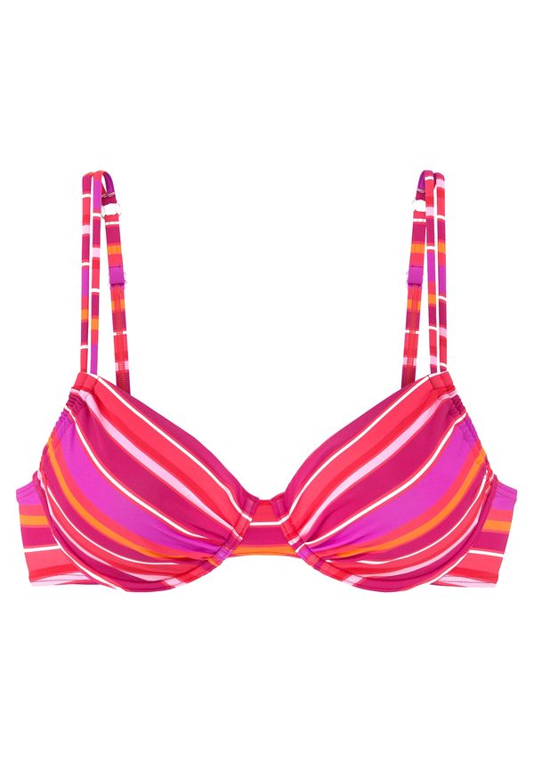 s.Oliver s.Oliver Bikini gornji dio  roza / malina / neonsko roza / bijela
