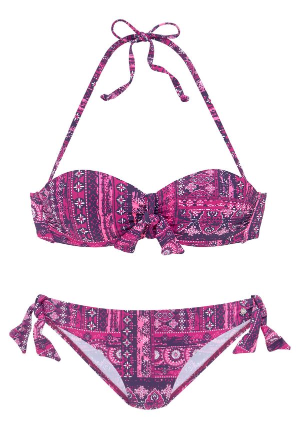 s.Oliver s.Oliver Bikini  mornarsko plava / roza / bijela