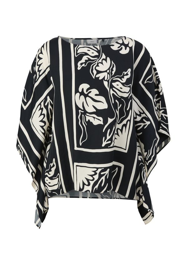 s.Oliver BLACK LABEL s.Oliver BLACK LABEL Bluza  crna / bijela