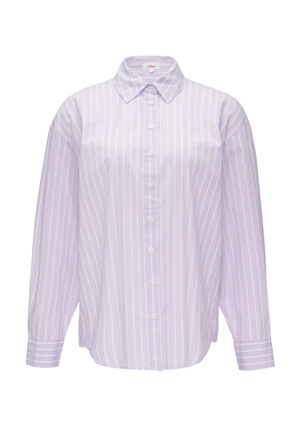 s.Oliver s.Oliver Bluza  pastelno ljubičasta / prljavo bijela
