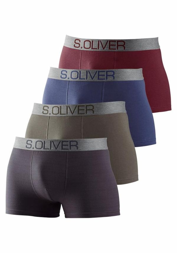 s.Oliver s.Oliver Bokserice  mornarsko plava / antracit siva / kaki / bordo