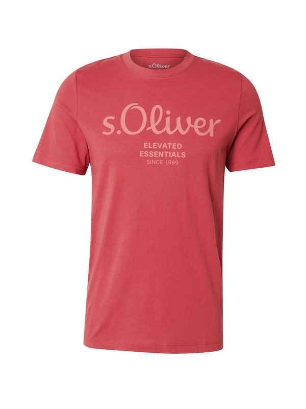 s.Oliver s.Oliver Majica  crvena / pastelno crvena