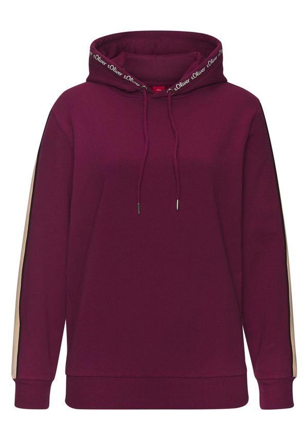 s.Oliver s.Oliver Sweater majica  bež / burgund / crna