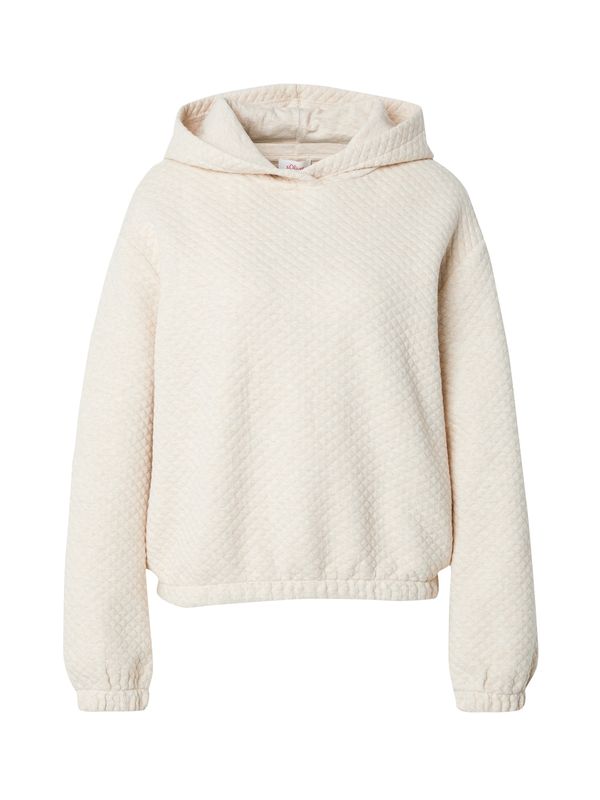 s.Oliver s.Oliver Sweater majica  boja slonovače