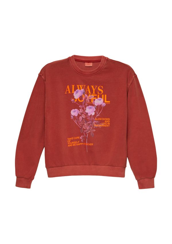 s.Oliver s.Oliver Sweater majica  miks boja / pastelno crvena