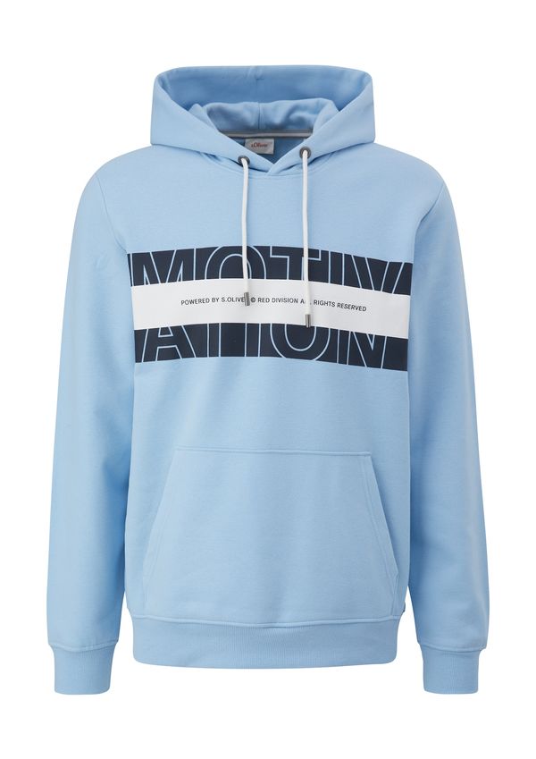s.Oliver s.Oliver Sweater majica  mornarsko plava / svijetloplava / bijela