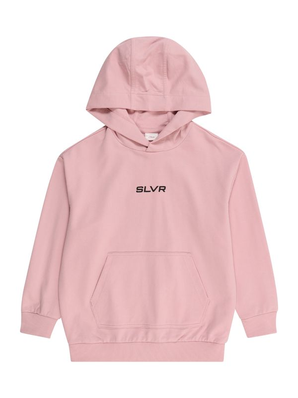 s.Oliver s.Oliver Sweater majica  roza / crna