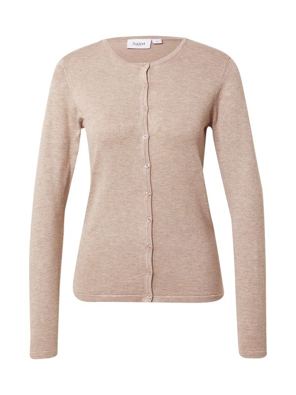 SAINT TROPEZ SAINT TROPEZ Kardigan 'Mila'  taupe siva