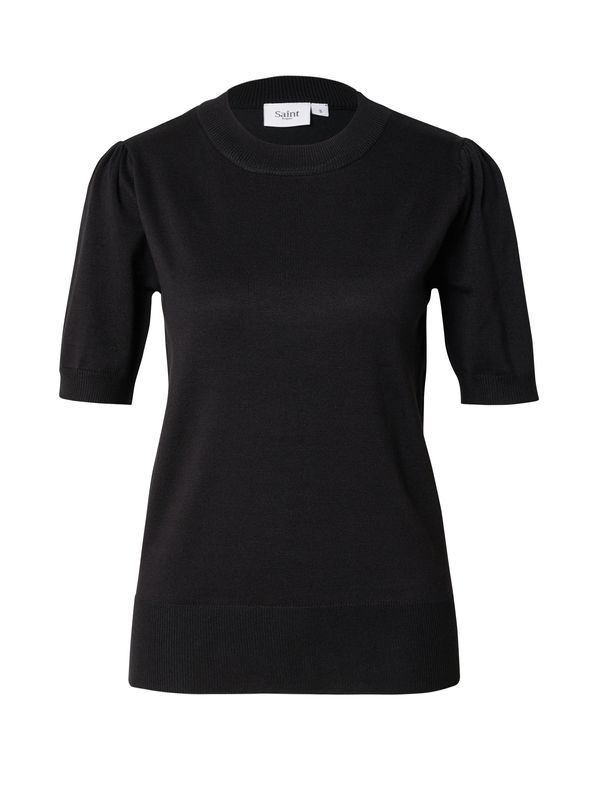 SAINT TROPEZ SAINT TROPEZ Pulover 'Mila'  crna
