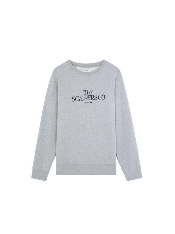 Scalpers Scalpers Sweater majica 'Atelier'  mornarsko plava / siva
