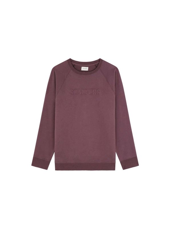 Scalpers Scalpers Sweater majica  burgund
