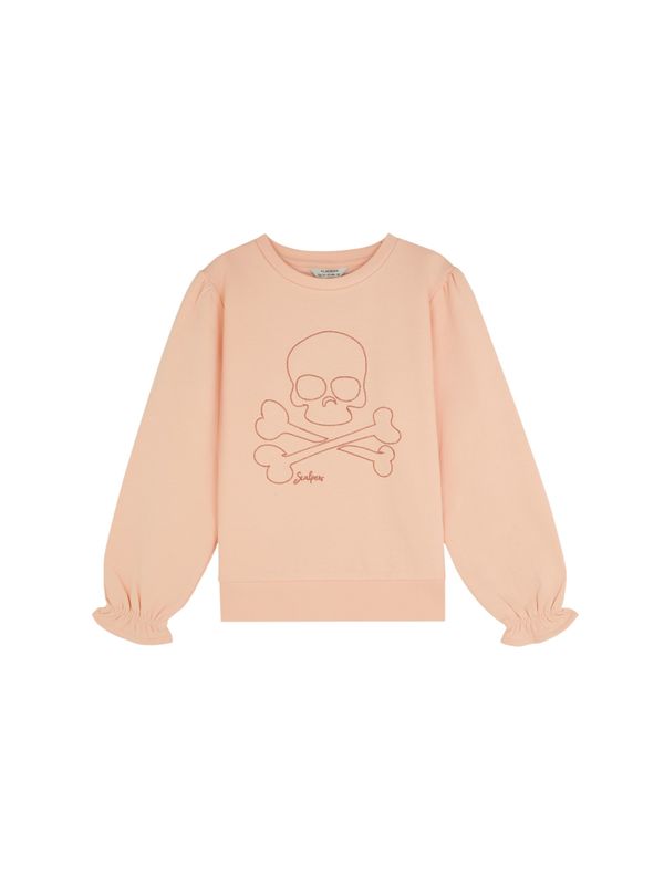 Scalpers Scalpers Sweater majica 'Rita'  višnja / marelica