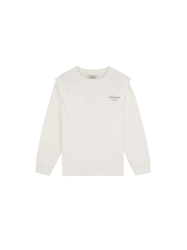 Scalpers Scalpers Sweater majica 'Savon'  tamno plava / senf / ciglasto crvena / prljavo bijela