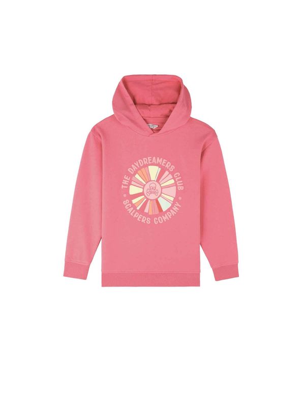 Scalpers Scalpers Sweater majica 'Sole'  svijetložuta / narančasta / prljavo roza / crvena