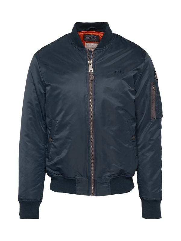 Schott NYC Schott NYC Prijelazna jakna 'Airforce'  petrol / crna / bijela