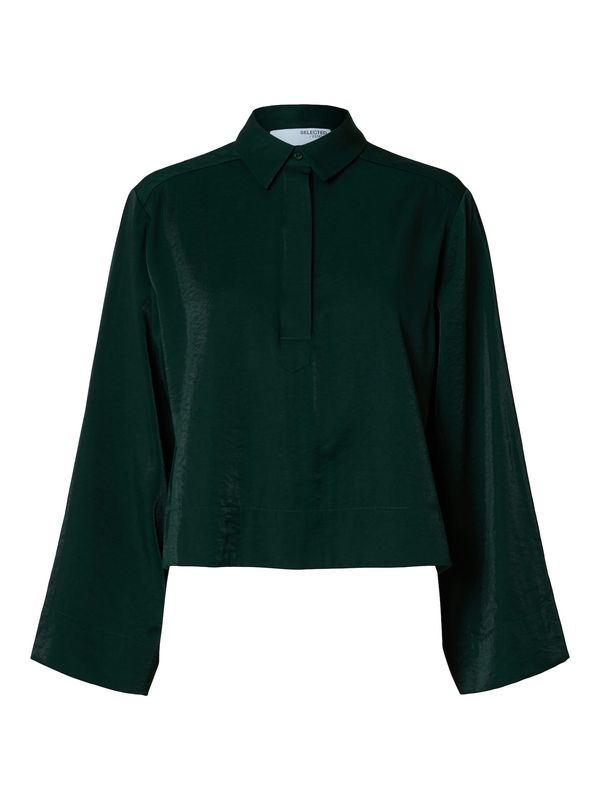 SELECTED FEMME SELECTED FEMME Bluza 'SLFJean'  tamno zelena