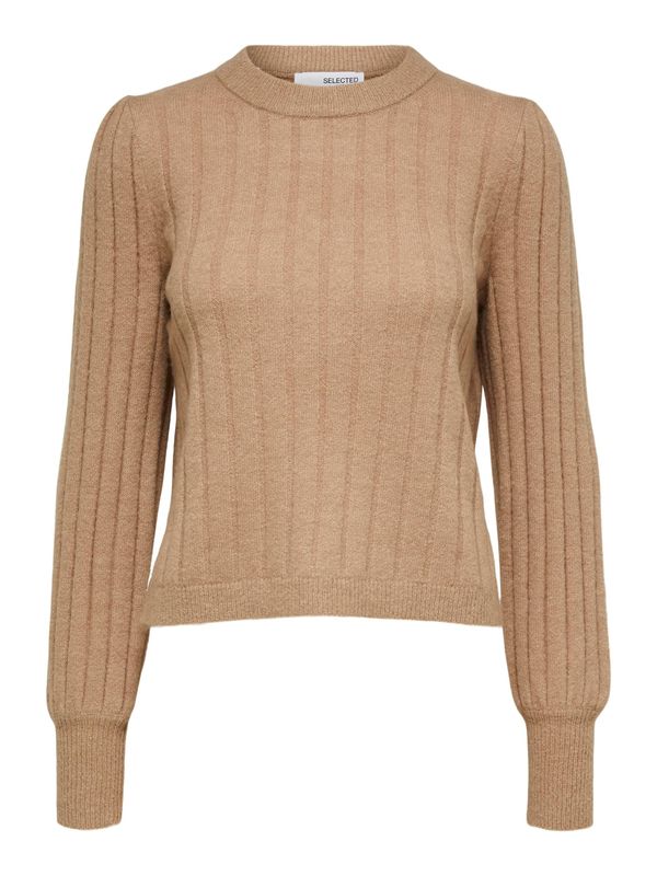 Selected Femme Curve Selected Femme Curve Pulover 'Glowie'  taupe siva