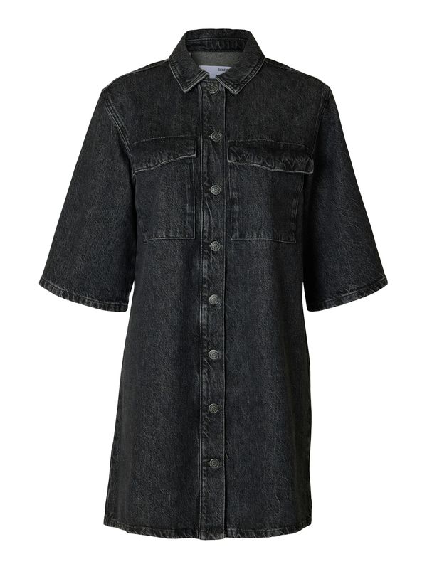 SELECTED FEMME SELECTED FEMME Košulja haljina 'SLFHARPER'  crni traper