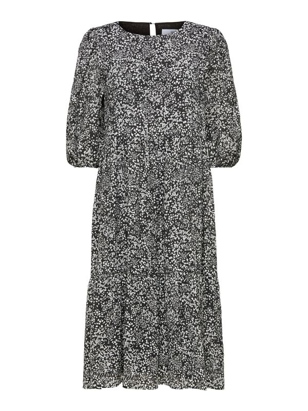SELECTED FEMME SELECTED FEMME Košulja haljina 'Viole'  crna / bijela