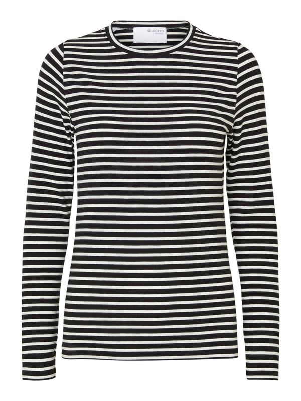 SELECTED FEMME SELECTED FEMME Majica 'MANJA'  crna / bijela