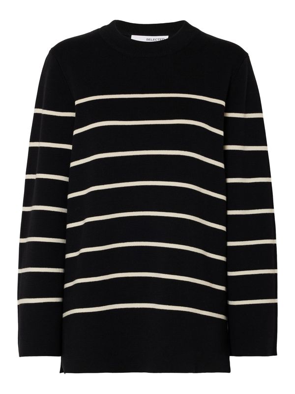 SELECTED FEMME SELECTED FEMME Pulover  boja pijeska / crna