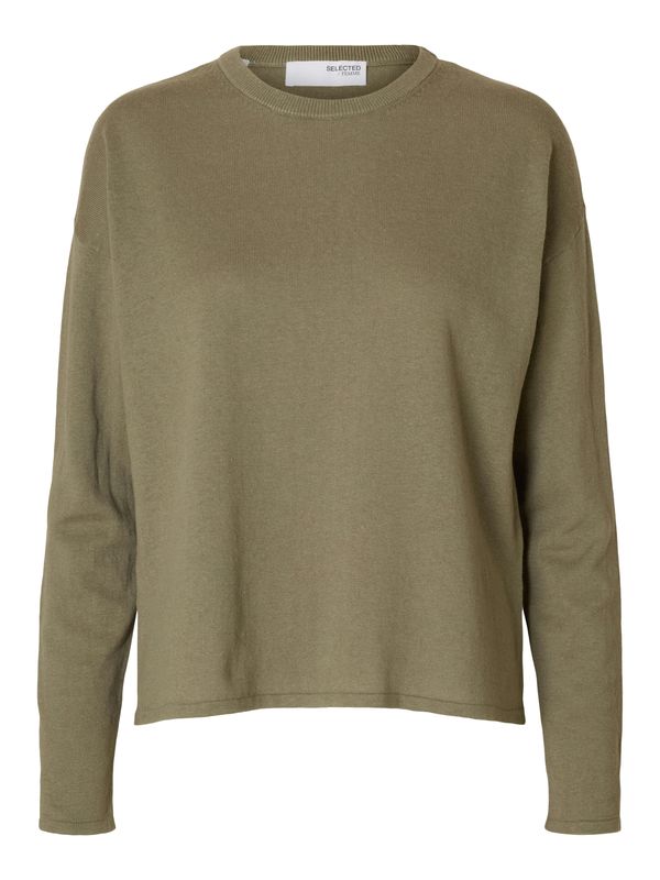 SELECTED FEMME SELECTED FEMME Pulover 'SLFLAURA'  maslinasta