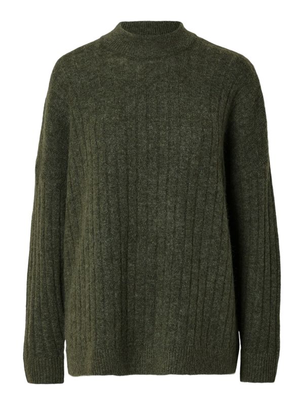SELECTED FEMME SELECTED FEMME Pulover 'SLFMALINE'  maslinasta