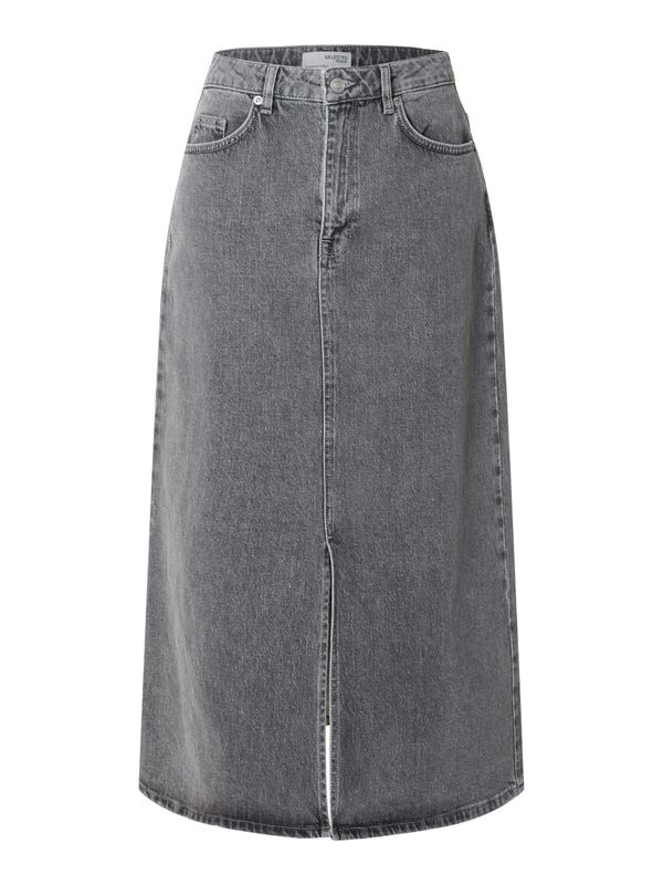 SELECTED FEMME SELECTED FEMME Suknja 'SLFKRISTA-GERDA'  sivi traper