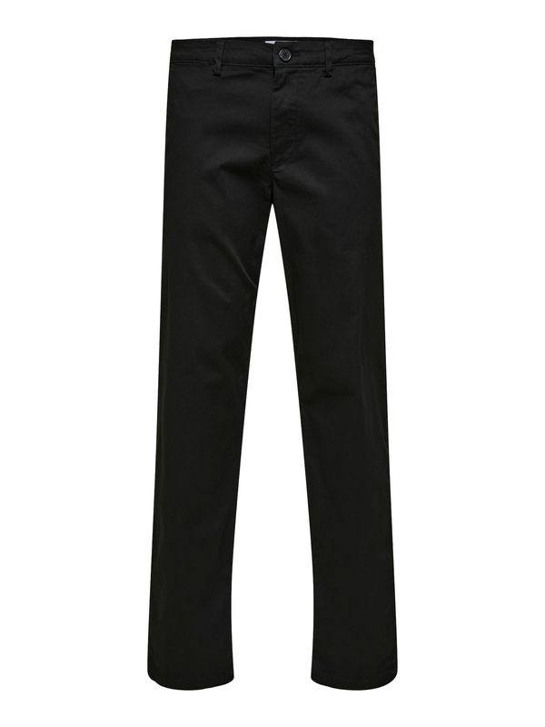 SELECTED HOMME SELECTED HOMME Chino hlače 'New Miles'  crna