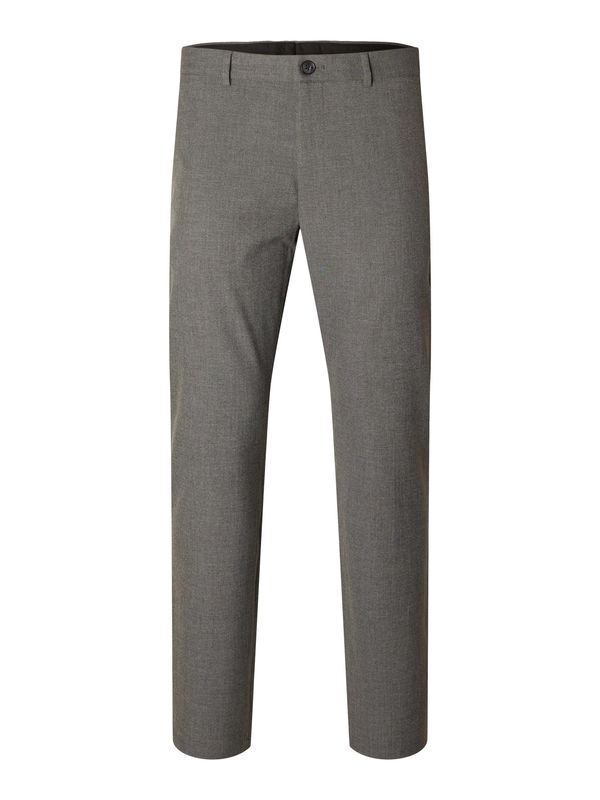 SELECTED HOMME SELECTED HOMME Chino hlače 'Robert'  siva melange