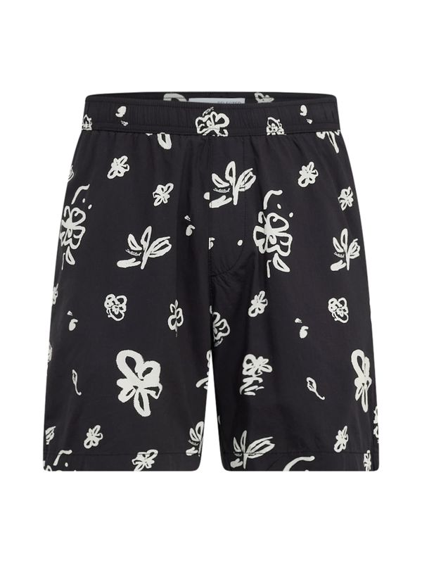 SELECTED HOMME SELECTED HOMME Hlače 'AIR'  crna / bijela