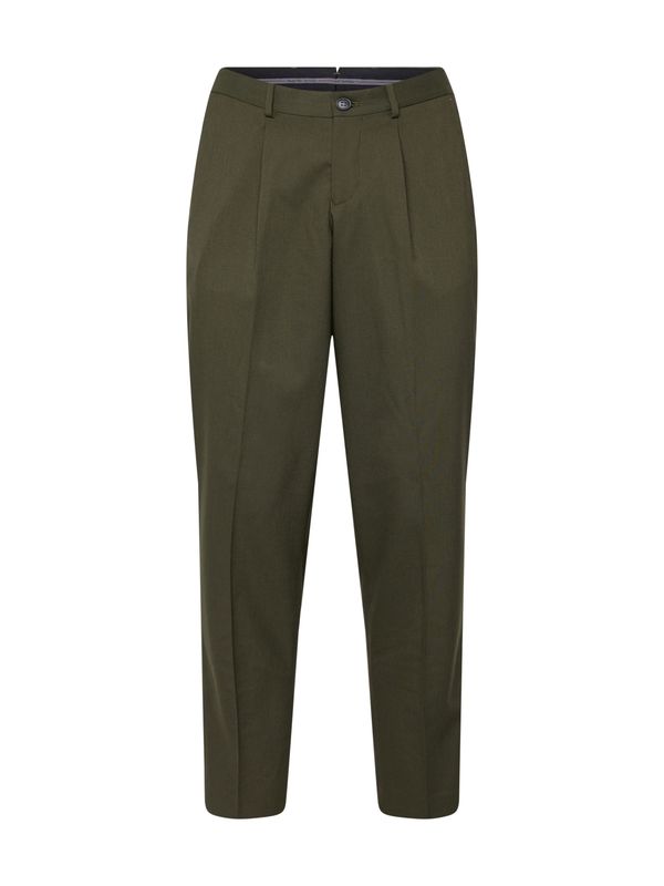 SELECTED HOMME SELECTED HOMME Hlače s naborima 'SLHBLAKE'  kraljevski zelena