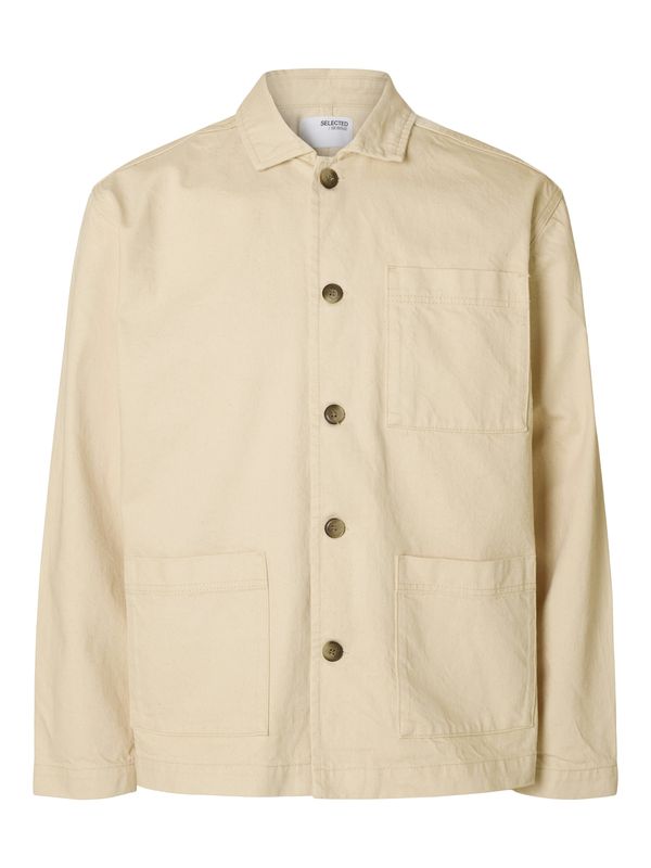 SELECTED HOMME SELECTED HOMME Prijelazna jakna 'SLHNOAH'  ecru/prljavo bijela