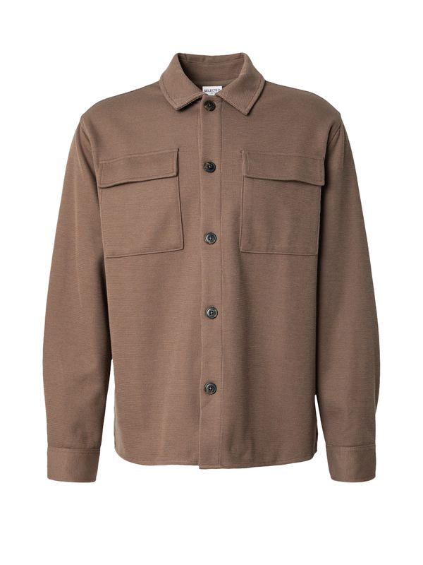 SELECTED HOMME SELECTED HOMME Prijelazna jakna 'SLHOBAN'  tamno smeđa