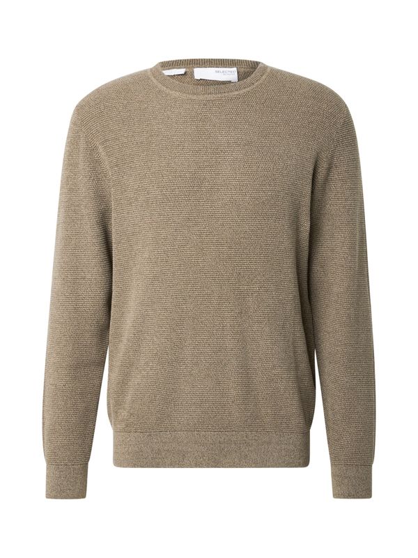 SELECTED HOMME SELECTED HOMME Pulover 'SLHROSS'  tamno bež