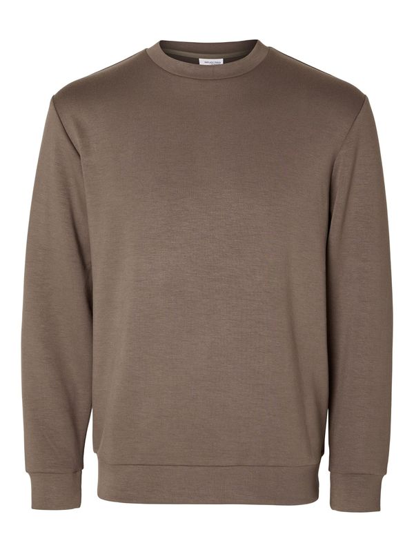 SELECTED HOMME SELECTED HOMME Sweater majica  smeđa