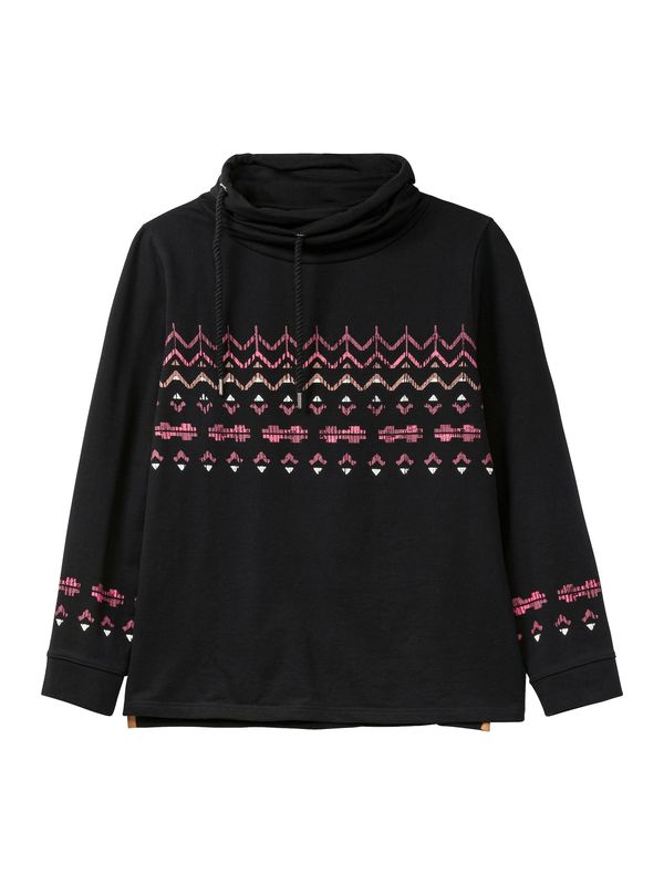 SHEEGO SHEEGO Sweater majica  miks boja / crna