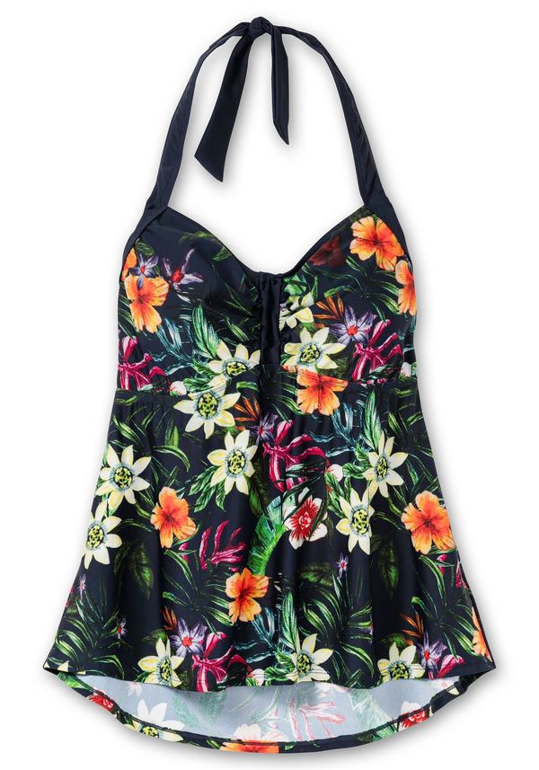 SHEEGO SHEEGO Tankini  morsko plava / zelena / narančasta / pastelno roza