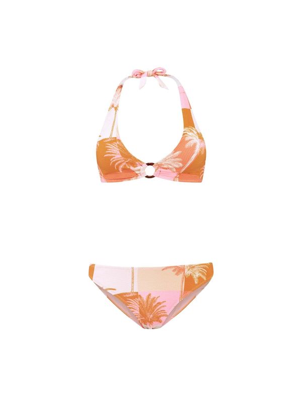 Shiwi Shiwi Bikini 'Caro'  sivkasto bež / narančasta / svijetloroza / bijela