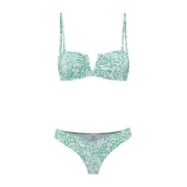 Shiwi Shiwi Bikini  smaragdno zelena / bijela