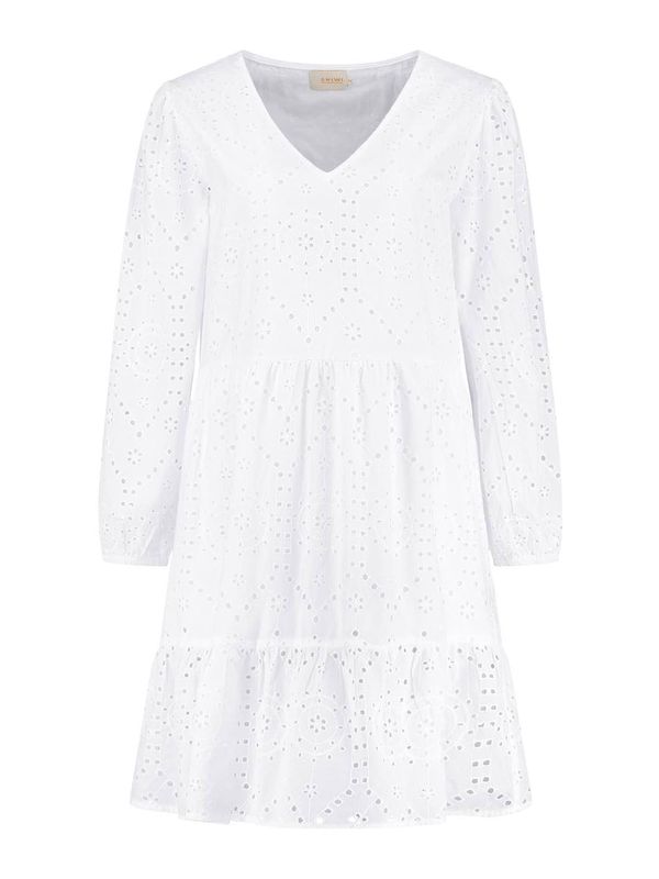 Shiwi Shiwi Haljina 'BRODERIE ANGLAISE'  bijela