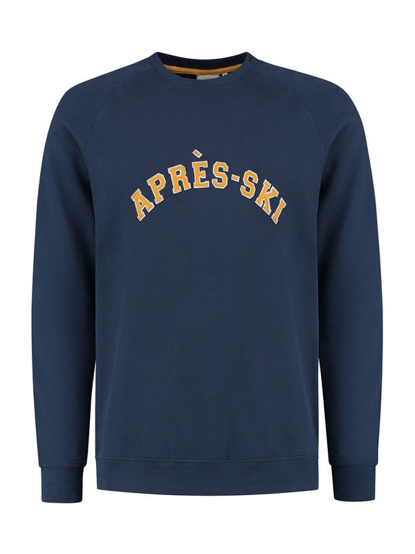 Shiwi Shiwi Sweater majica 'Aapres Ski'  mornarsko plava / žuta / bijela