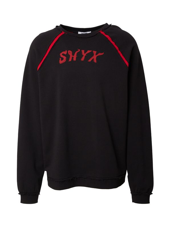 SHYX SHYX Sweater majica  crvena / crna