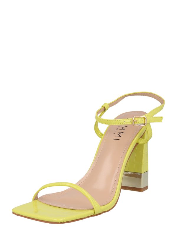 Simmi London Simmi London Sandale s remenčićima 'GEORGIE'  limeta zelena