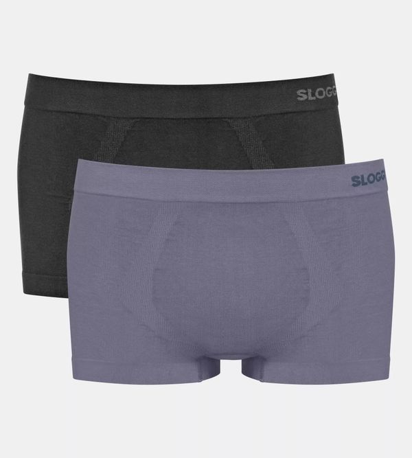 SLOGGI SLOGGI Bokserice 'GO'  siva / crna