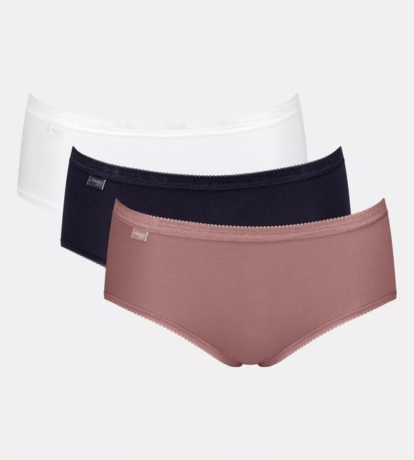 SLOGGI SLOGGI Slip 'Basic+'  sivkasto ljubičasta (mauve) / crna / bijela