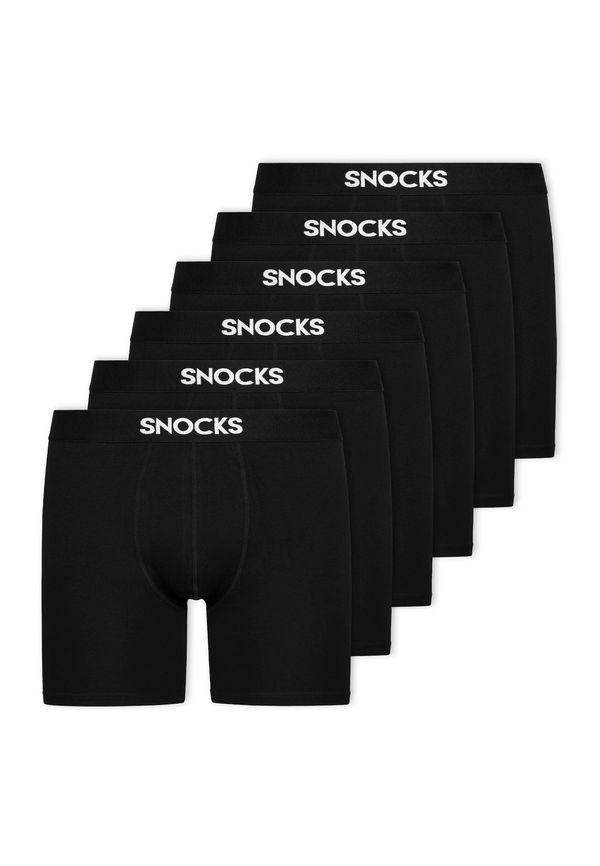 SNOCKS SNOCKS Bokserice  crna / bijela