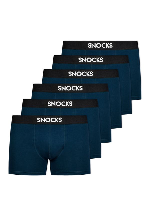 SNOCKS SNOCKS Bokserice  mornarsko plava / crna / bijela